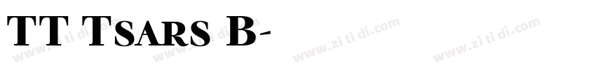 TT Tsars B字体转换 TT Tsars B字体转换